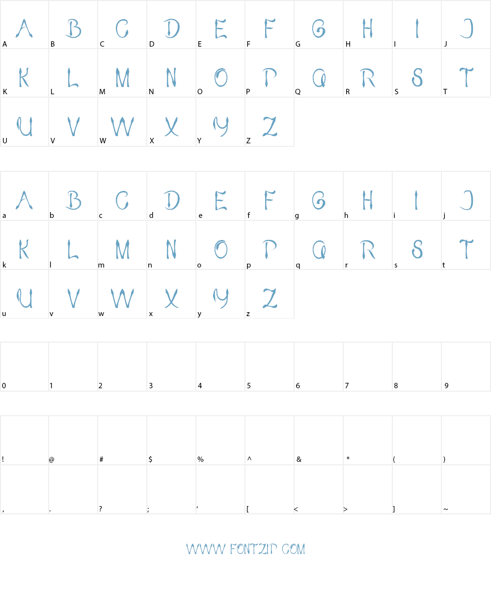 KING OF PIRATE Font Character